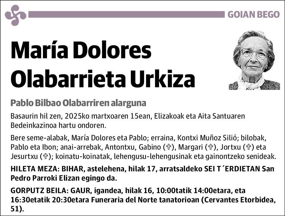 María Dolores Olabarrieta Urkiza