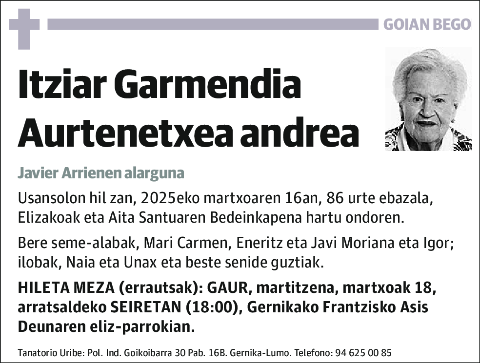 Itziar Garmendia Aurtenetxea
