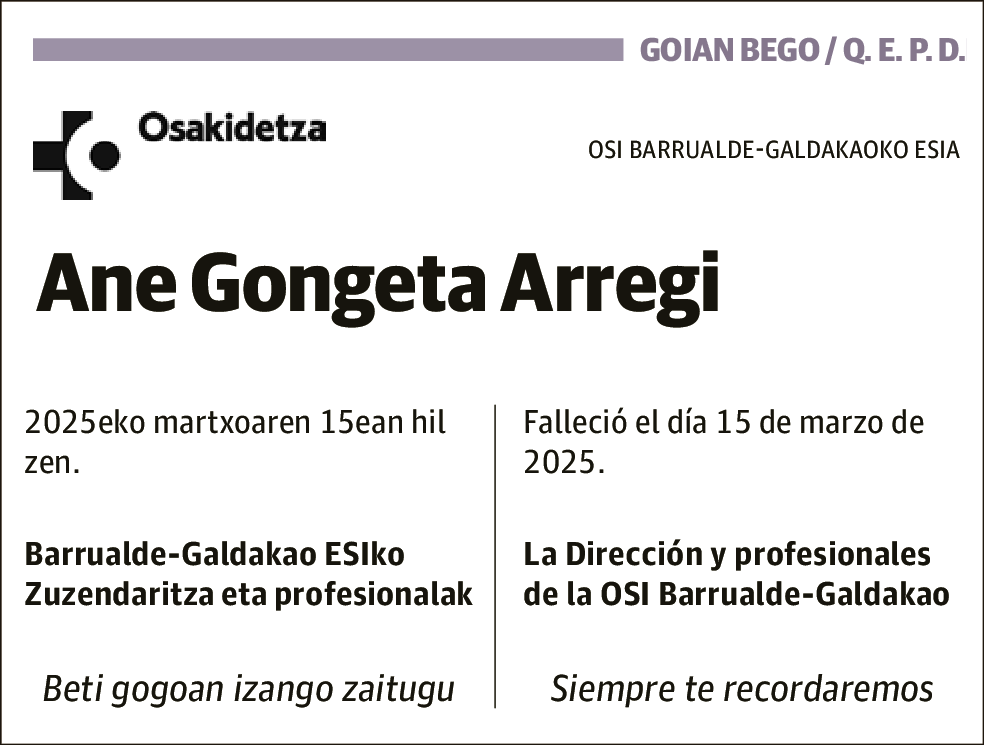 Ane Gongeta Arregi