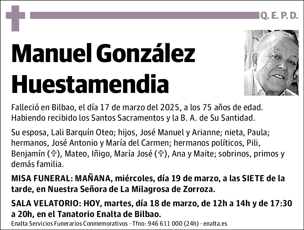 Manuel González Huestamendia