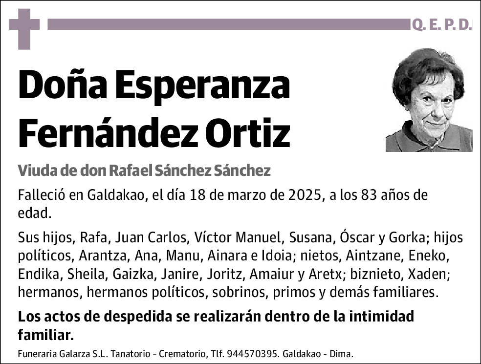 Esperanza Fernández Ortiz