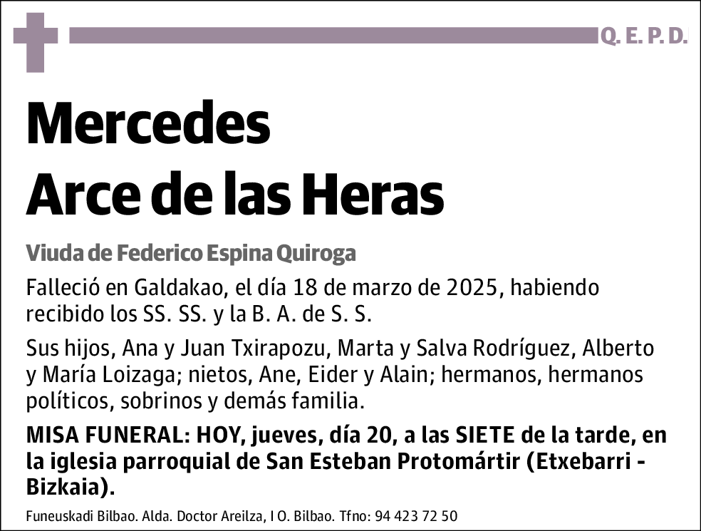 Mercedes Arce de las Heras