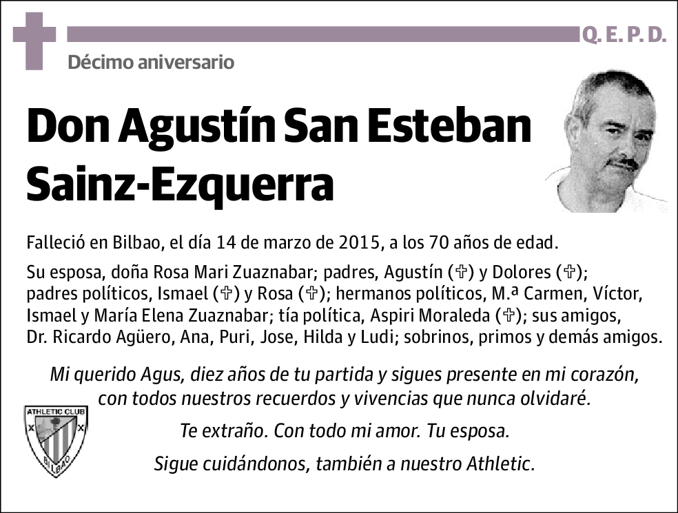 Agustin San Esteban Sainz-Ezquerra