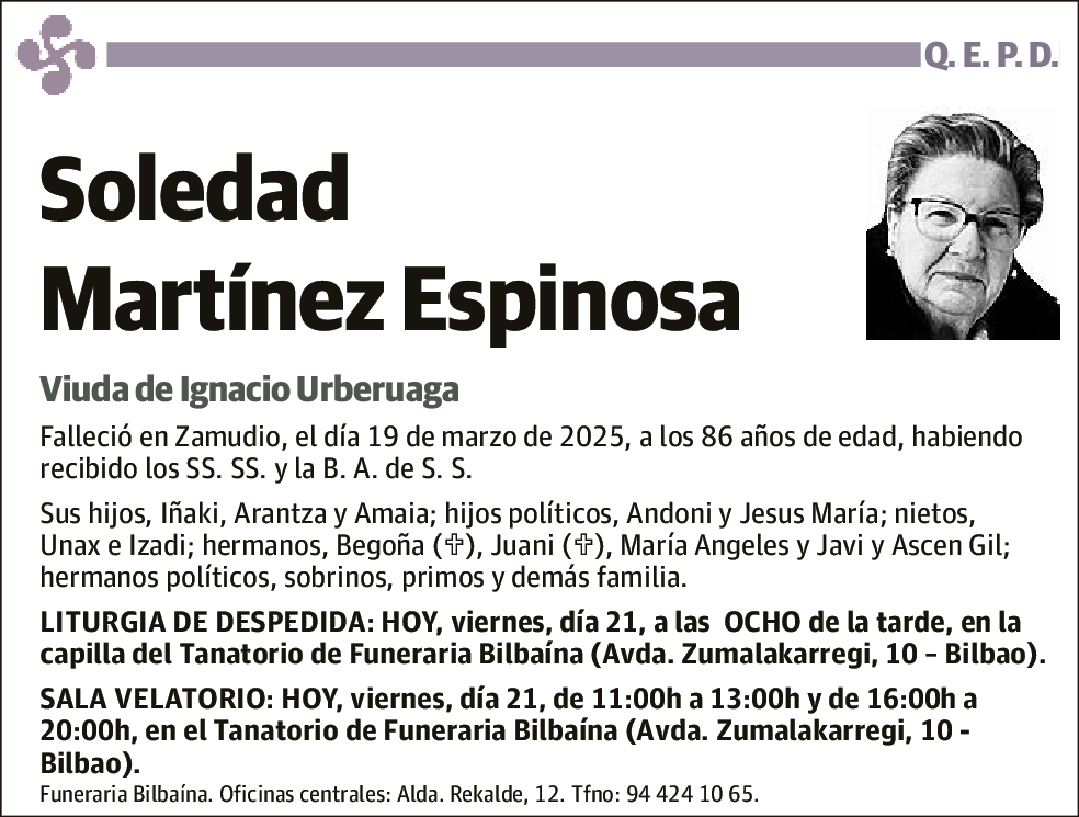Soledad Martínez Espinosa