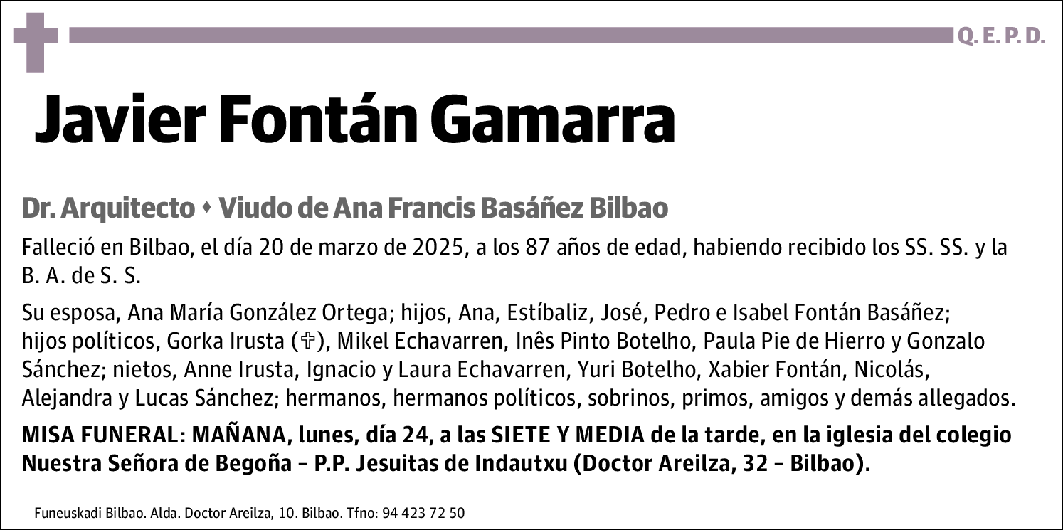 Javier Fontán Gamarra