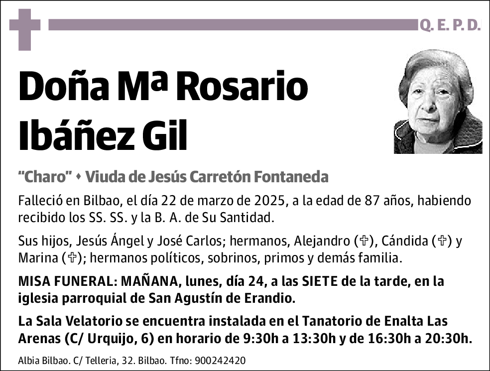 Mª Rosario Ibáñez Gil
