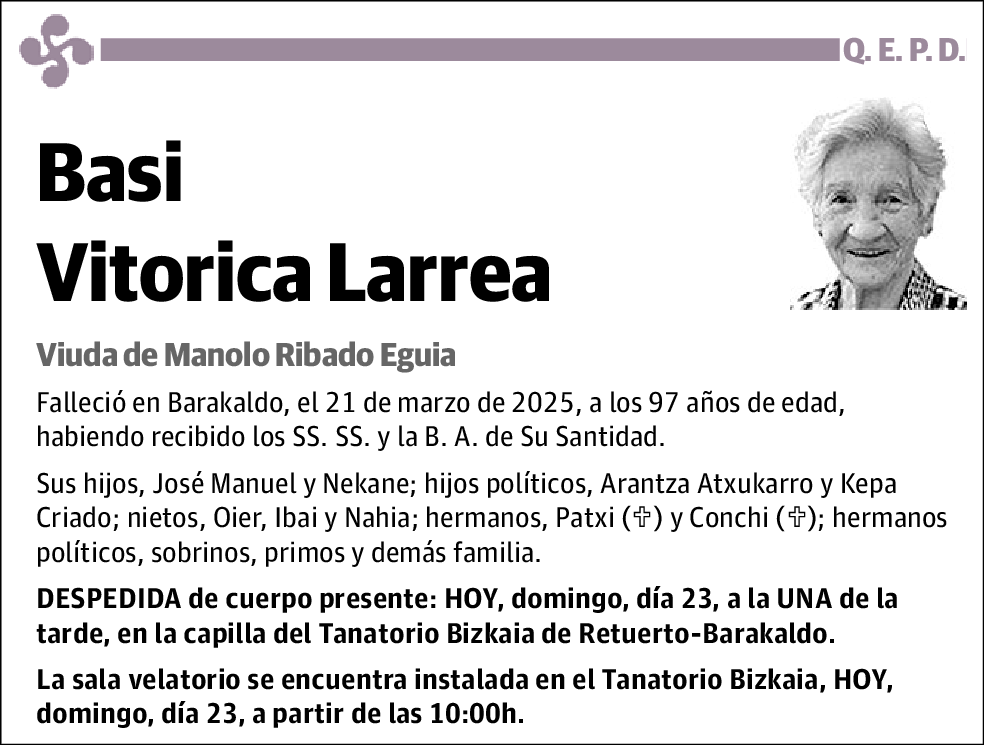 Basi Vitorica Larrea