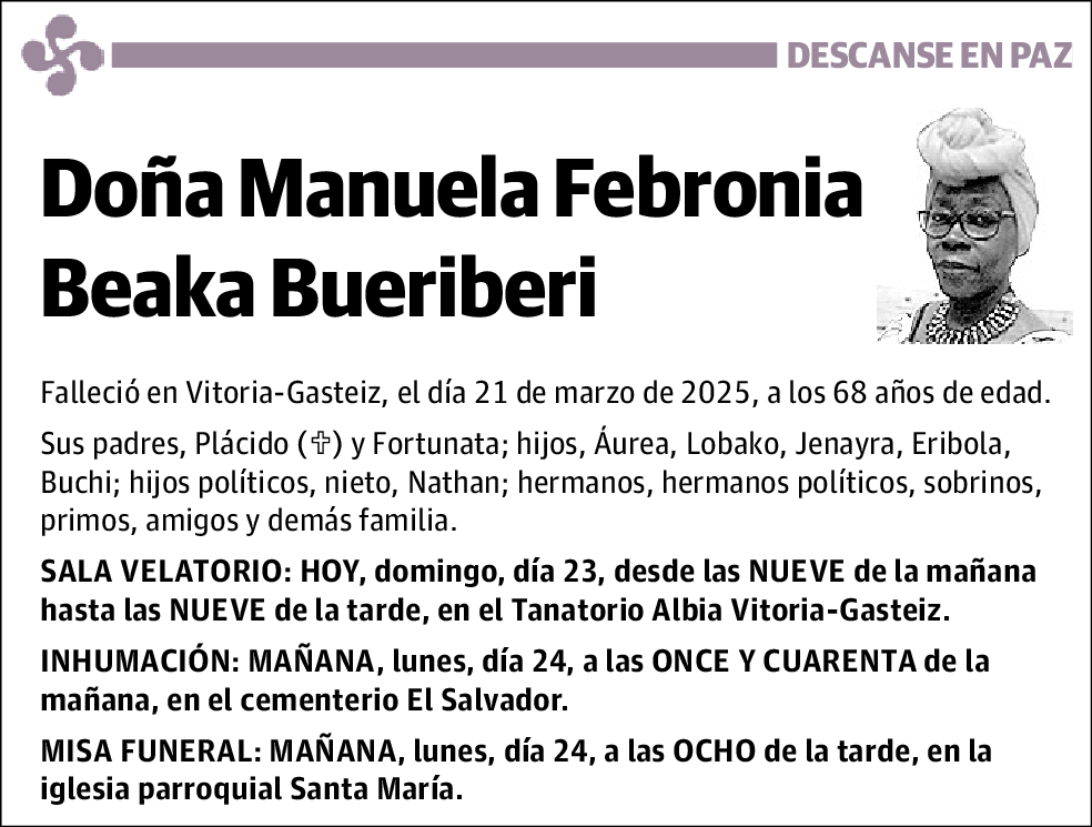 Manuela Febronia Beaka Bueriberi
