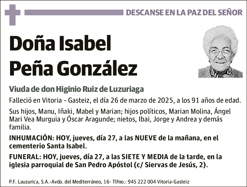 Isabel Peña González