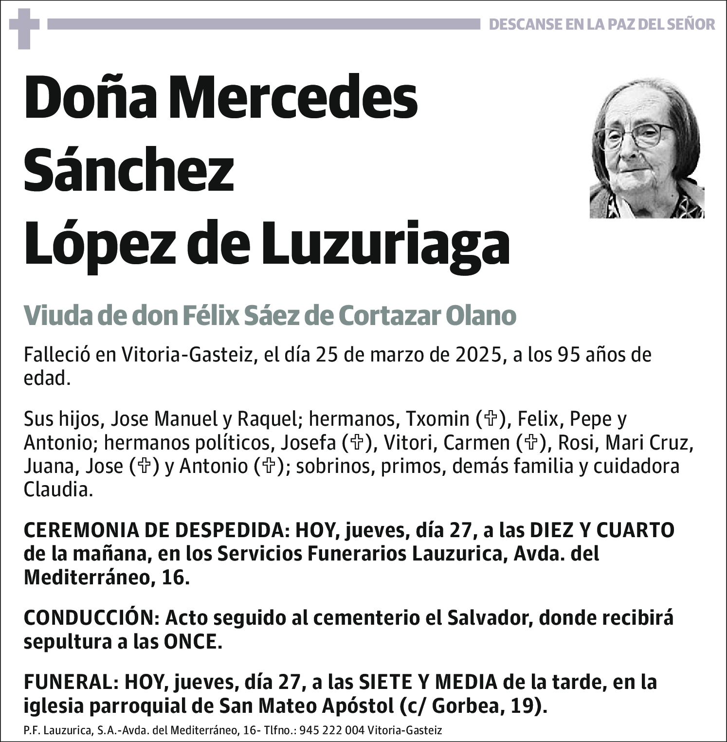 Mercedes Sánchez López de Luzuriaga