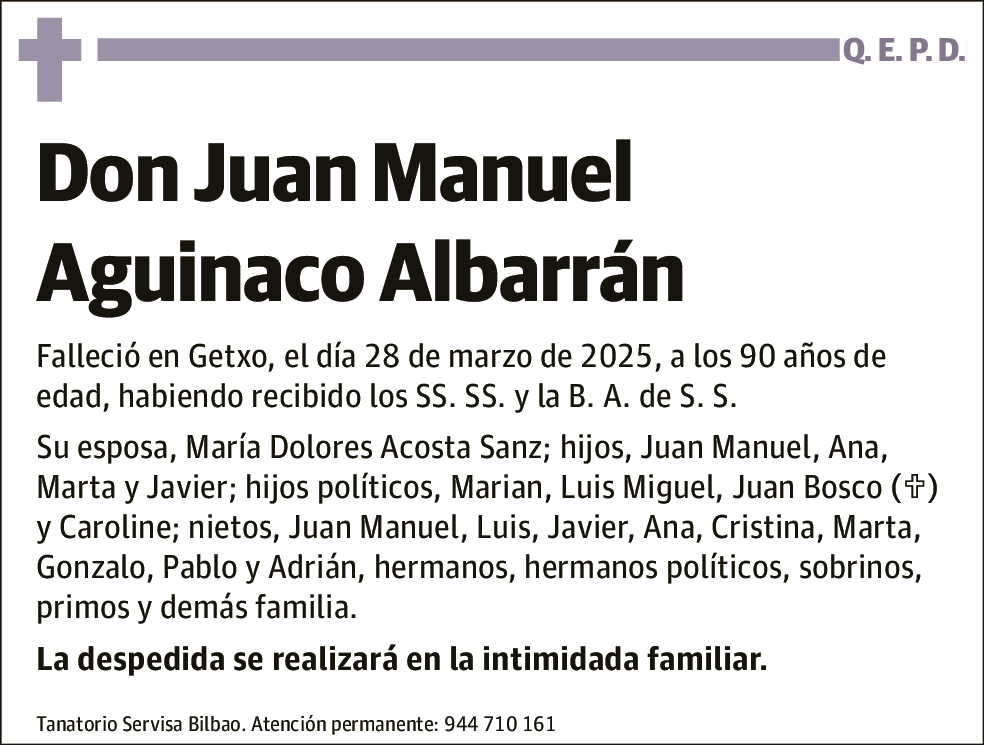 Juan Manuel Aguinaco Albarran