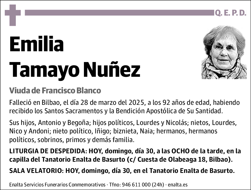Emilia Tamayo Nuñez