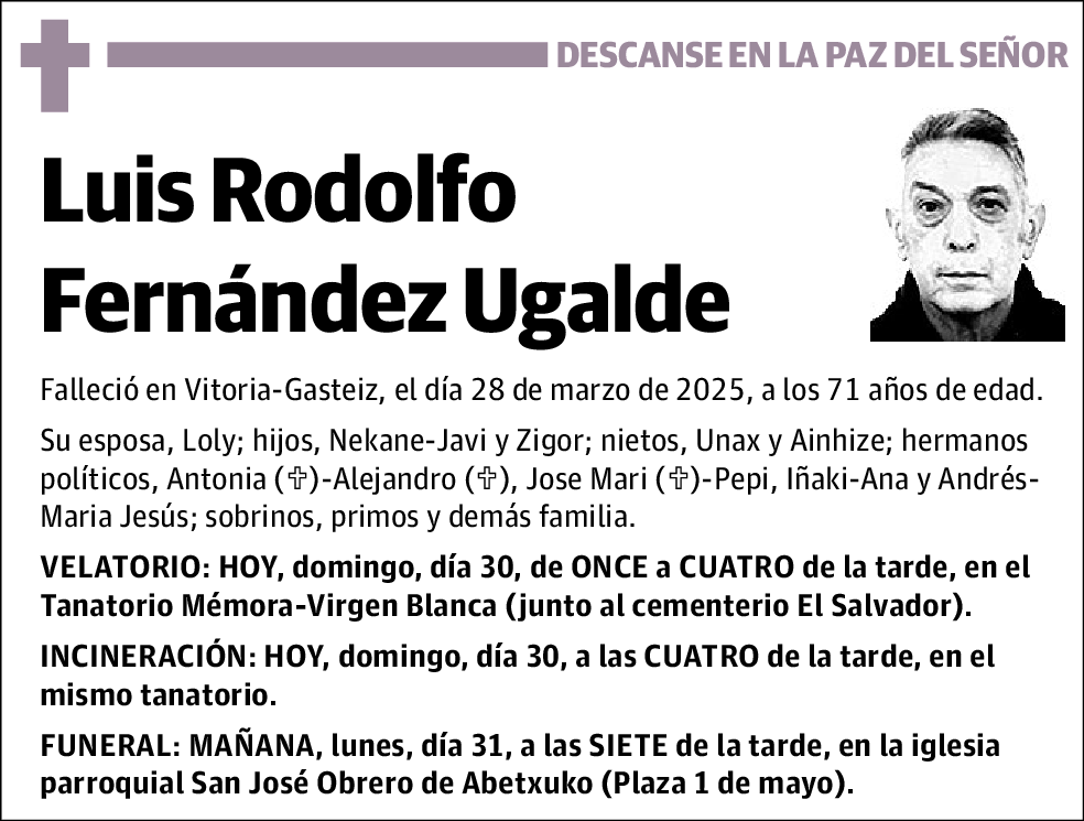 Luis Rodolfo Fernández Ugalde