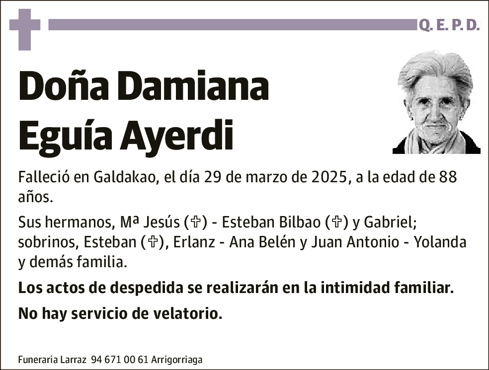 Damiana Eguía Ayerdi