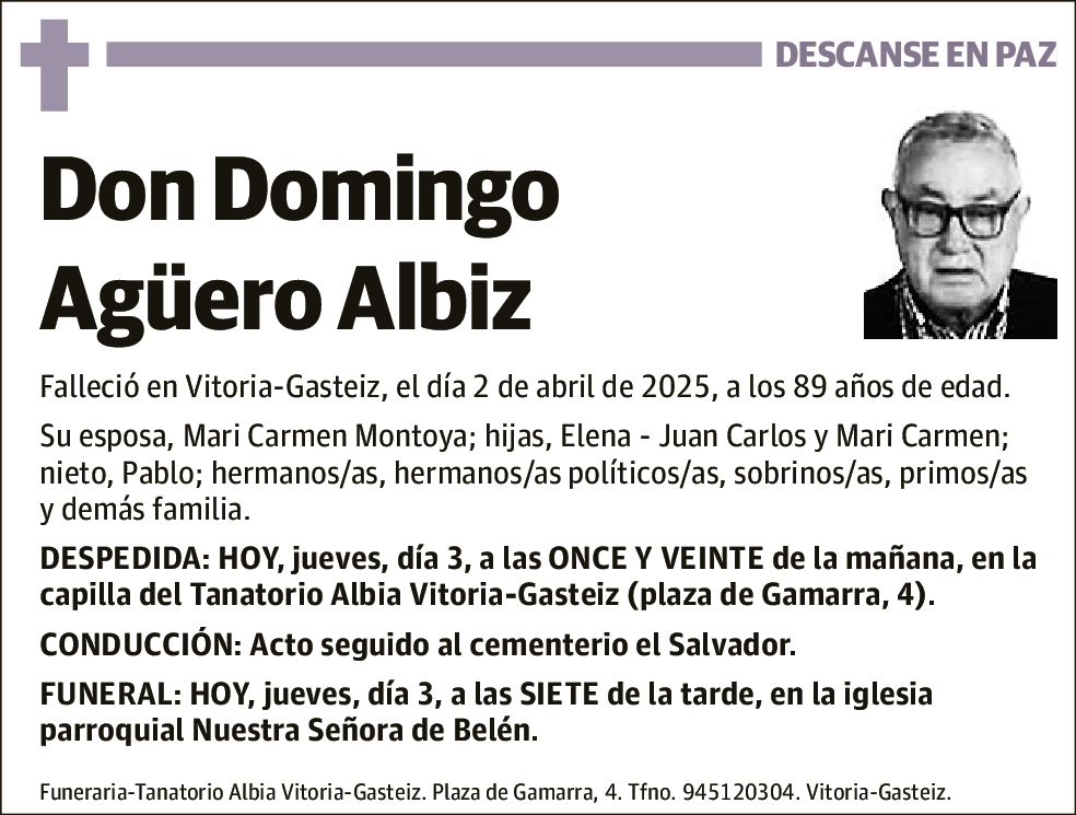 Domingo Agüero Albiz