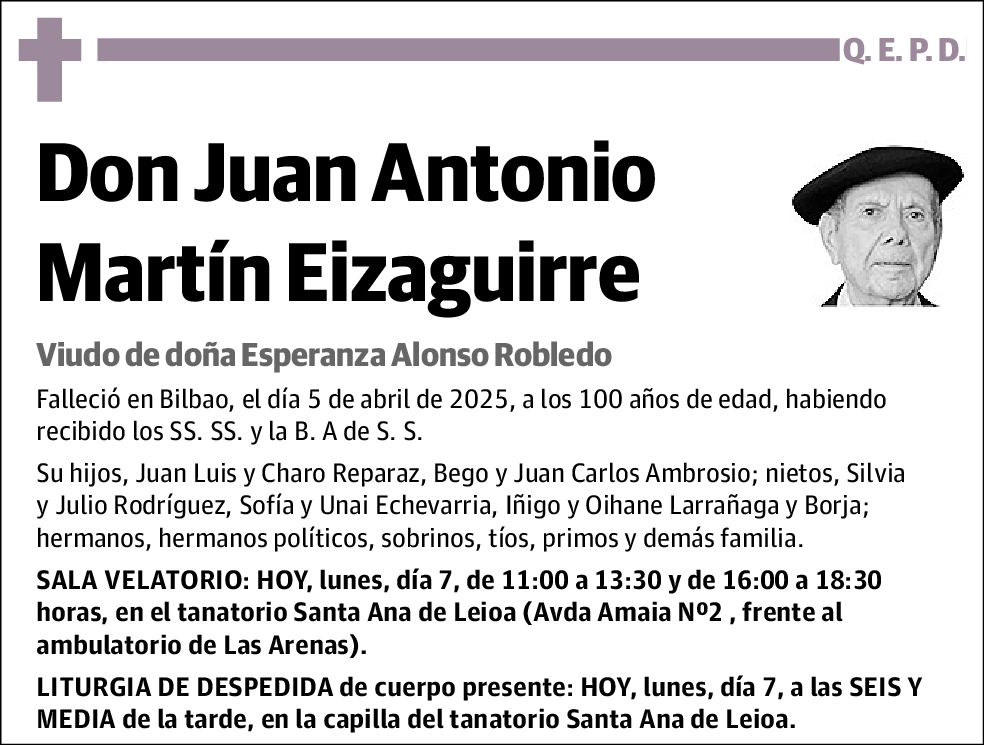Juan Antonio Martín Eizaguirre