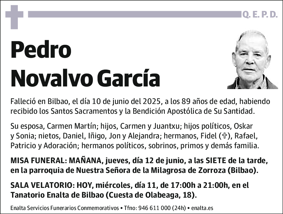 Pedro Novalvo García