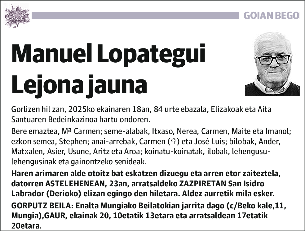 Manuel Lopategui Lejona