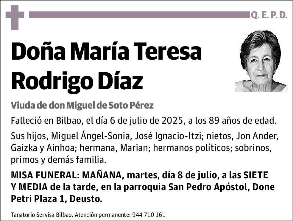 María Teresa Rodrigo Díaz