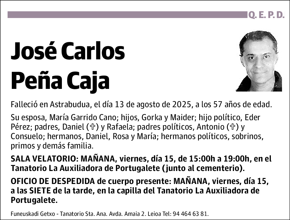 José Carlos Peña Caja