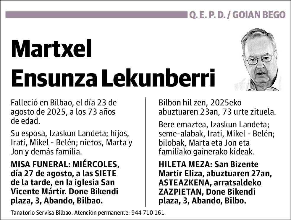 Martxel Ensunza Lekunberri