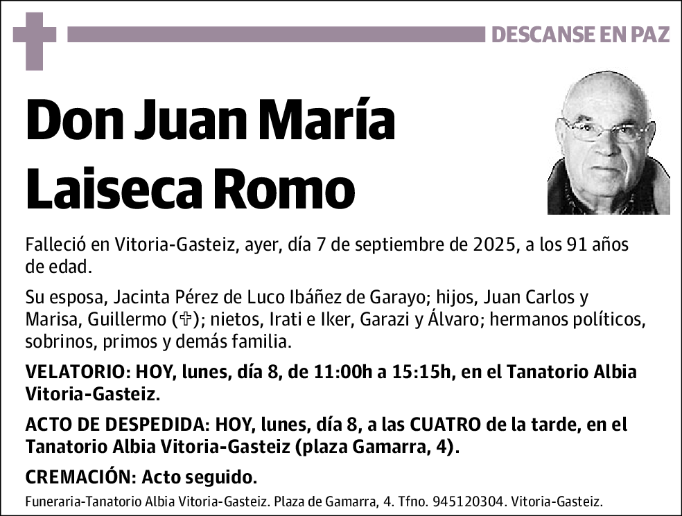 Juan María Laiseca Romo