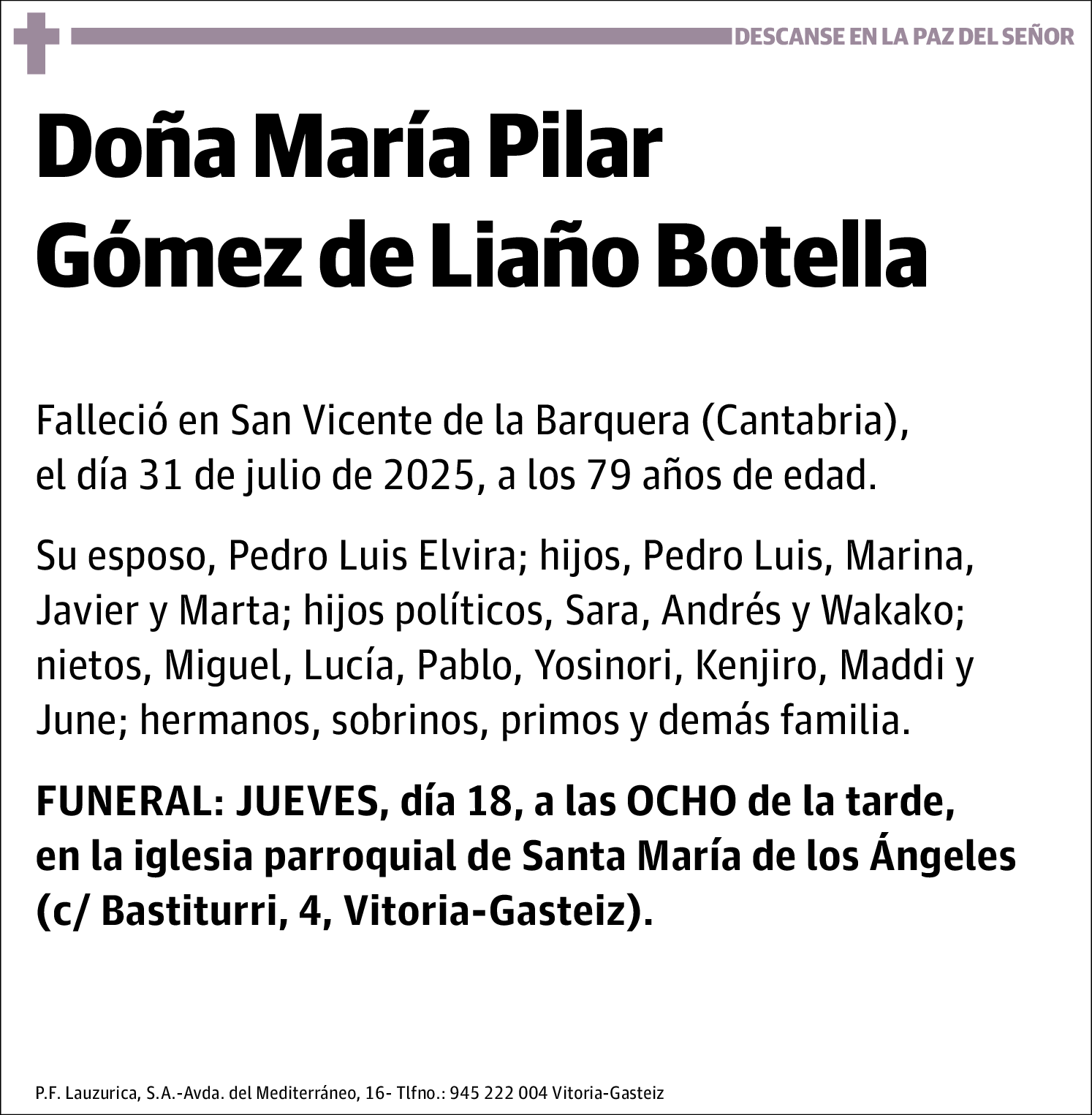 María Pilar Gómez de Liaño Botella