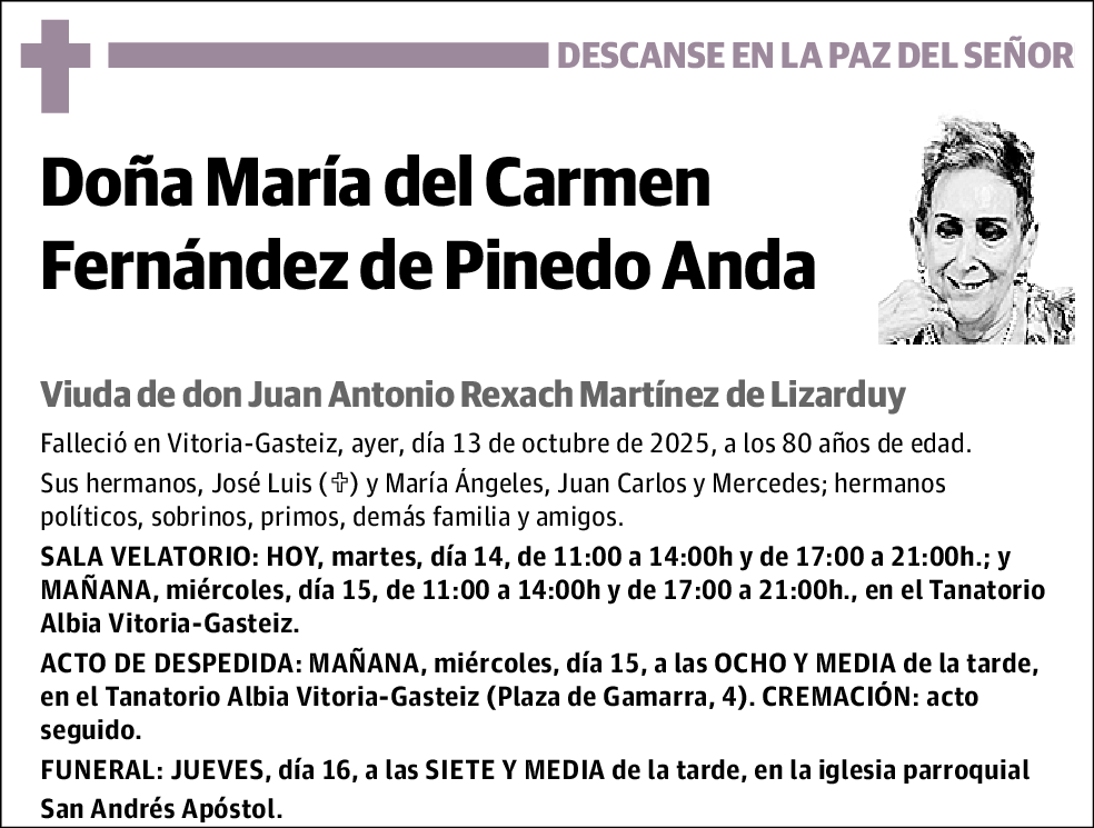 María del Carmen Fernández de Pinedo Anda
