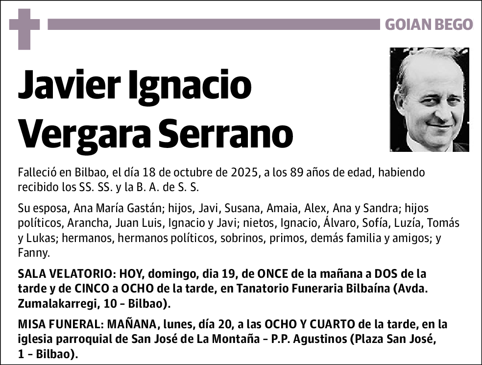 Javier Ignacio Vergara Serrano