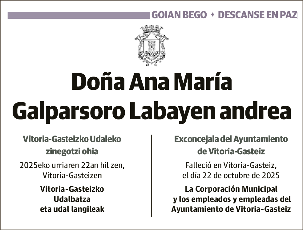 Ana María Galparsoro Labayen