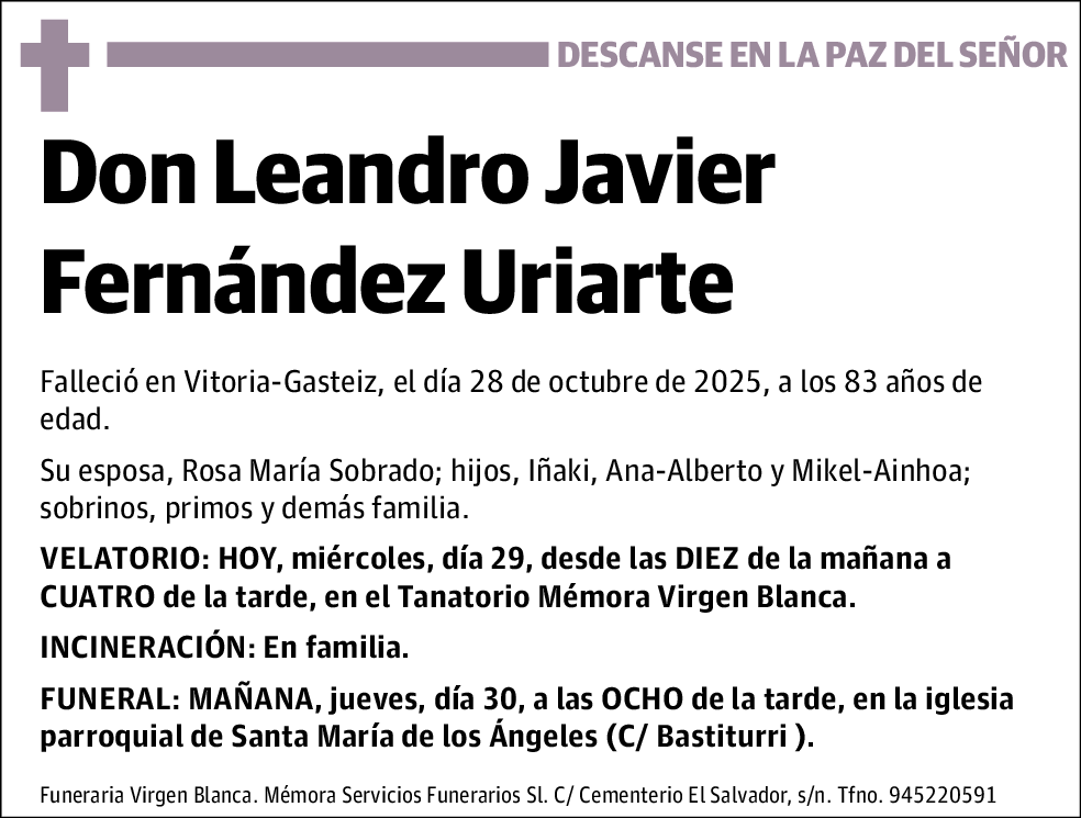 Leandro Javier Fernández Uriarte