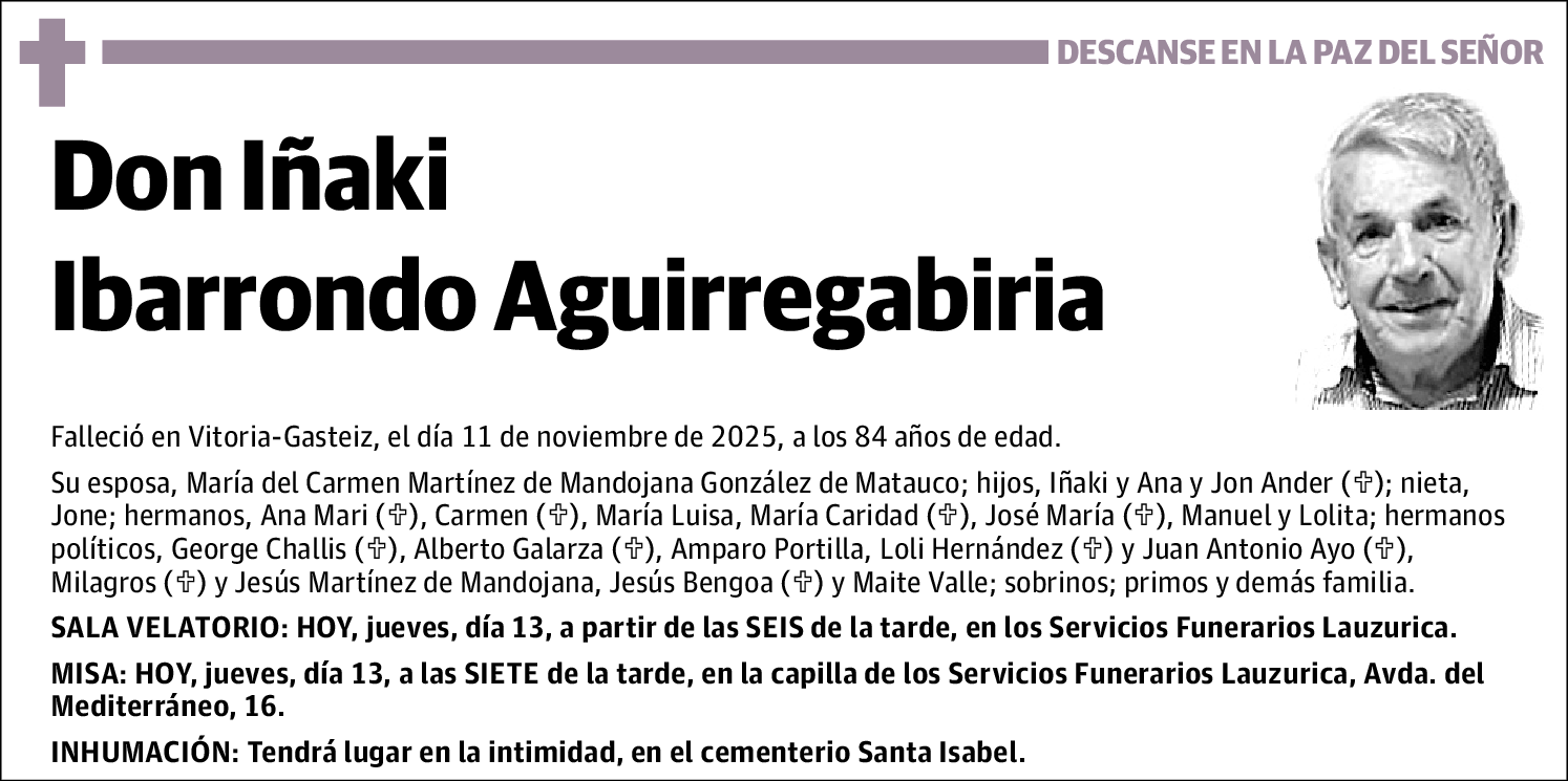 Iñaki Ibarrondo Aguirregabiria