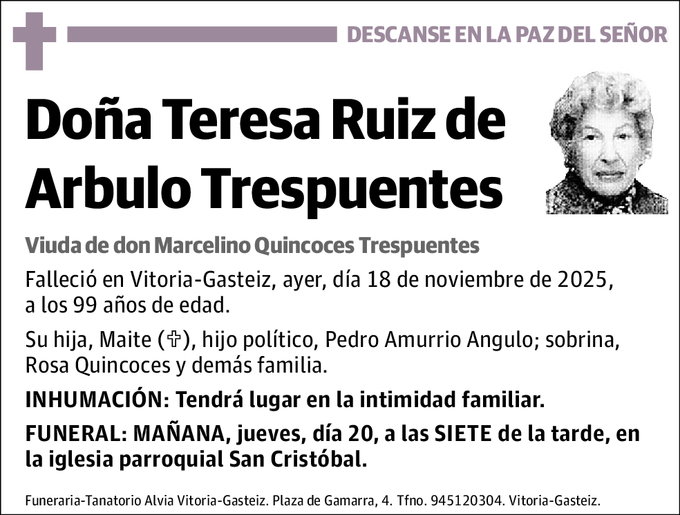 Teresa Ruiz de Arbullo Trespuentes
