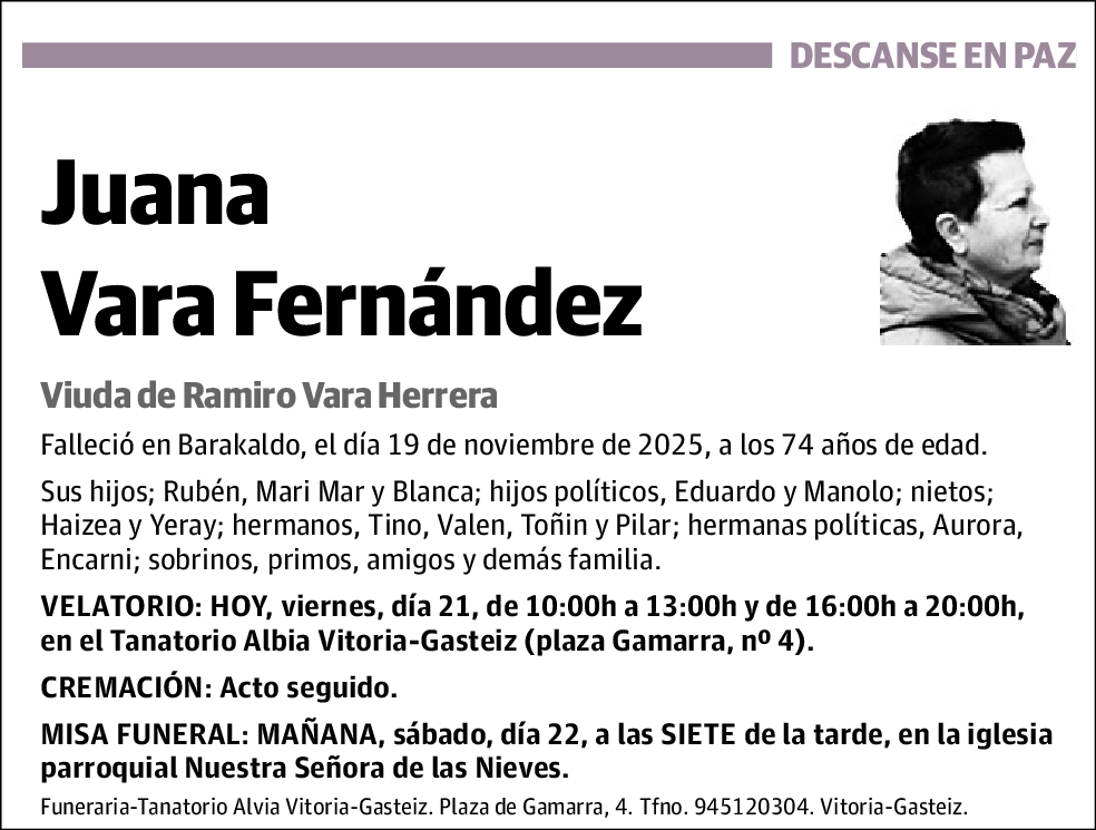 Juana Vara Fernández