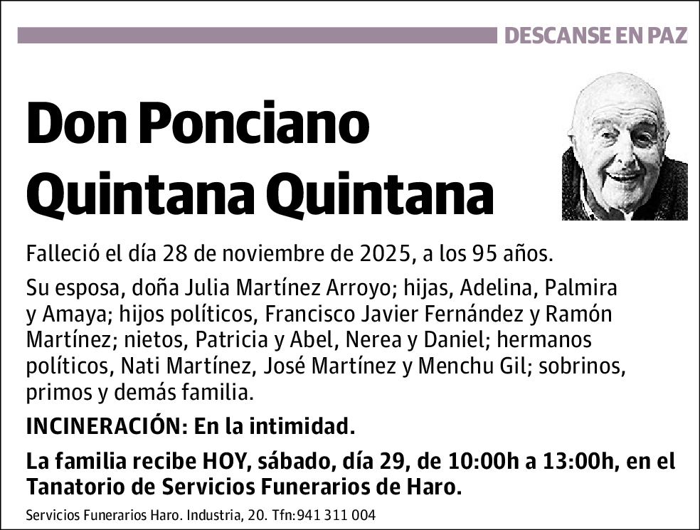 Ponciano Quintana Quintana