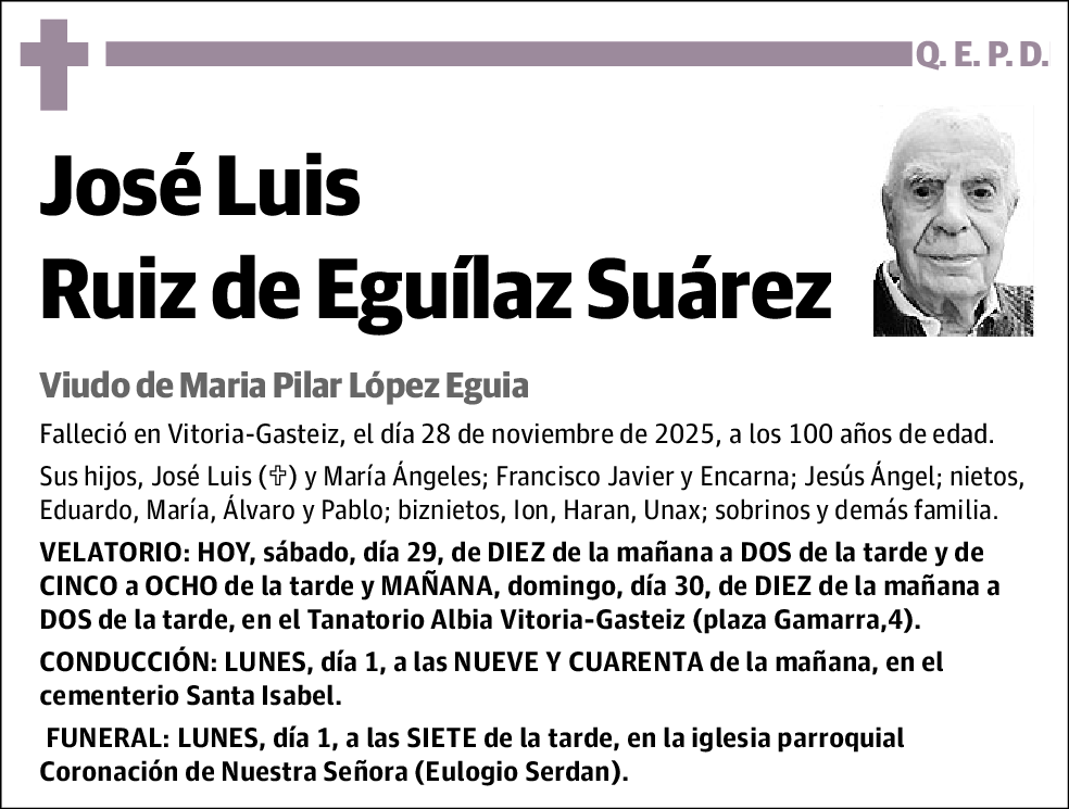 José Luis Ruiz de Eguílaz Suárez