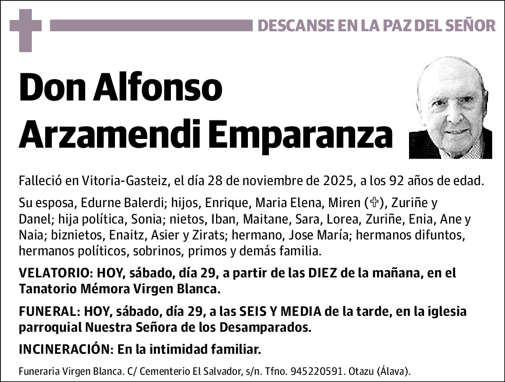 Alfonso Arzamendi Emperanza