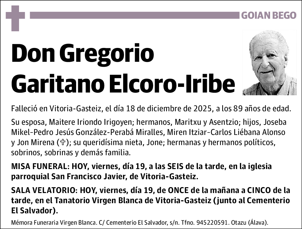 Gregorio Garitano Elcoro-Iribe