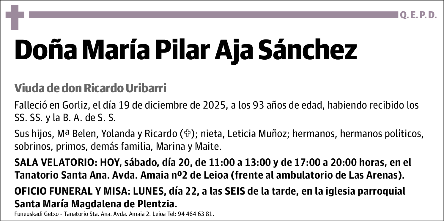 María Pilar Aja Sánchez
