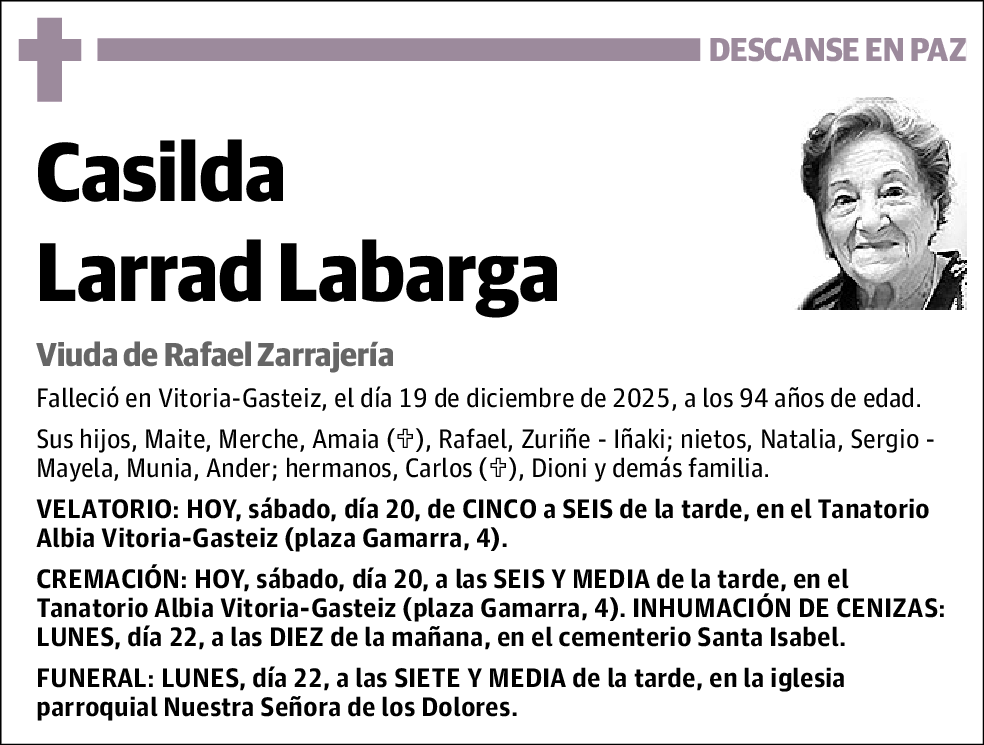 Casilda Larrad Labarga