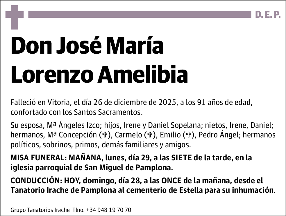 Jose María Lorenzo Amelibia