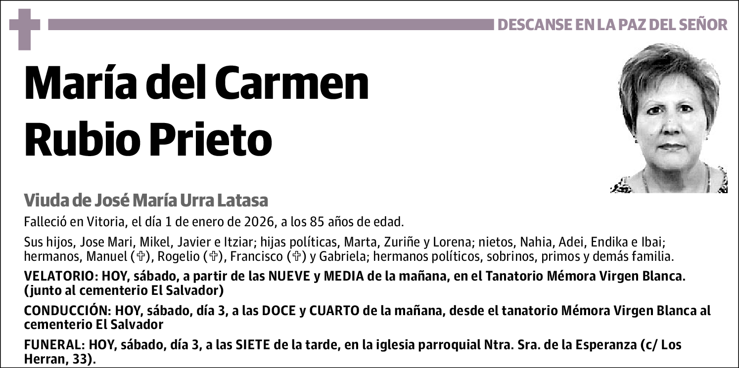 María del Carmen Rubio Prieto