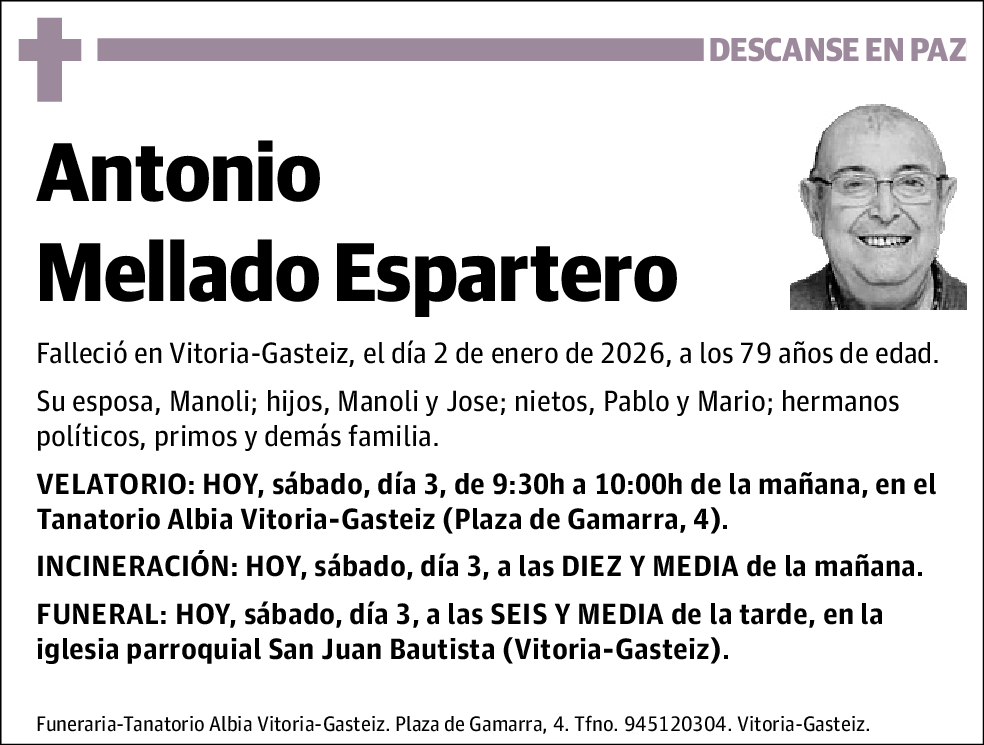 Antonio Mellado Espartero
