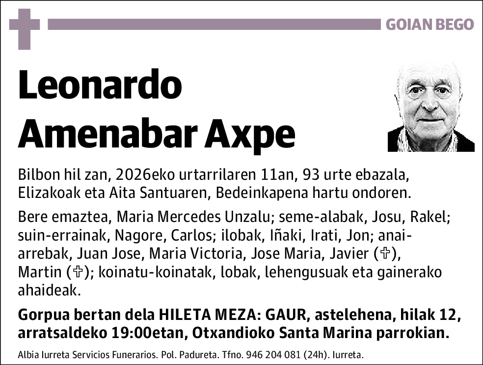 Leonardo Amenabar Axpe