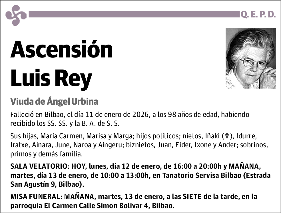 Ascensión Luis Rey