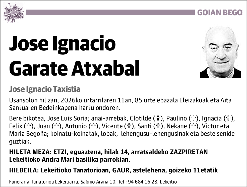 Jose Ignacio Garate Atxabal