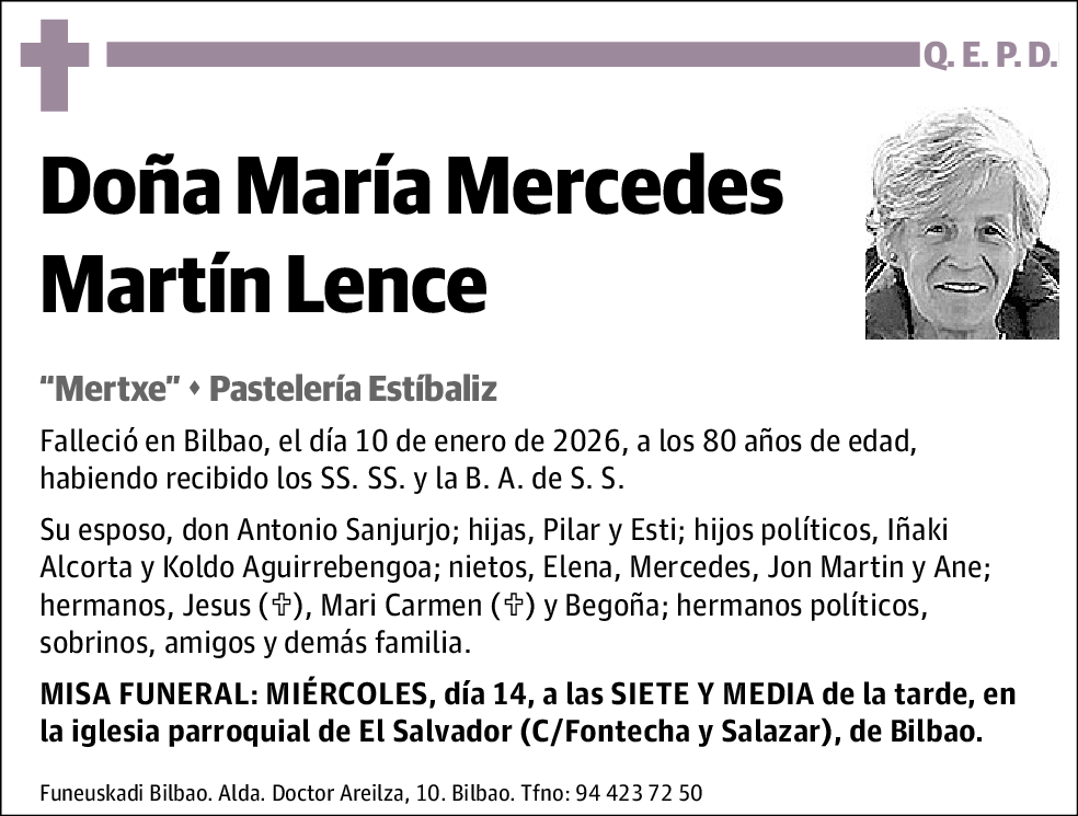 Maria Mercedes Martin Lence