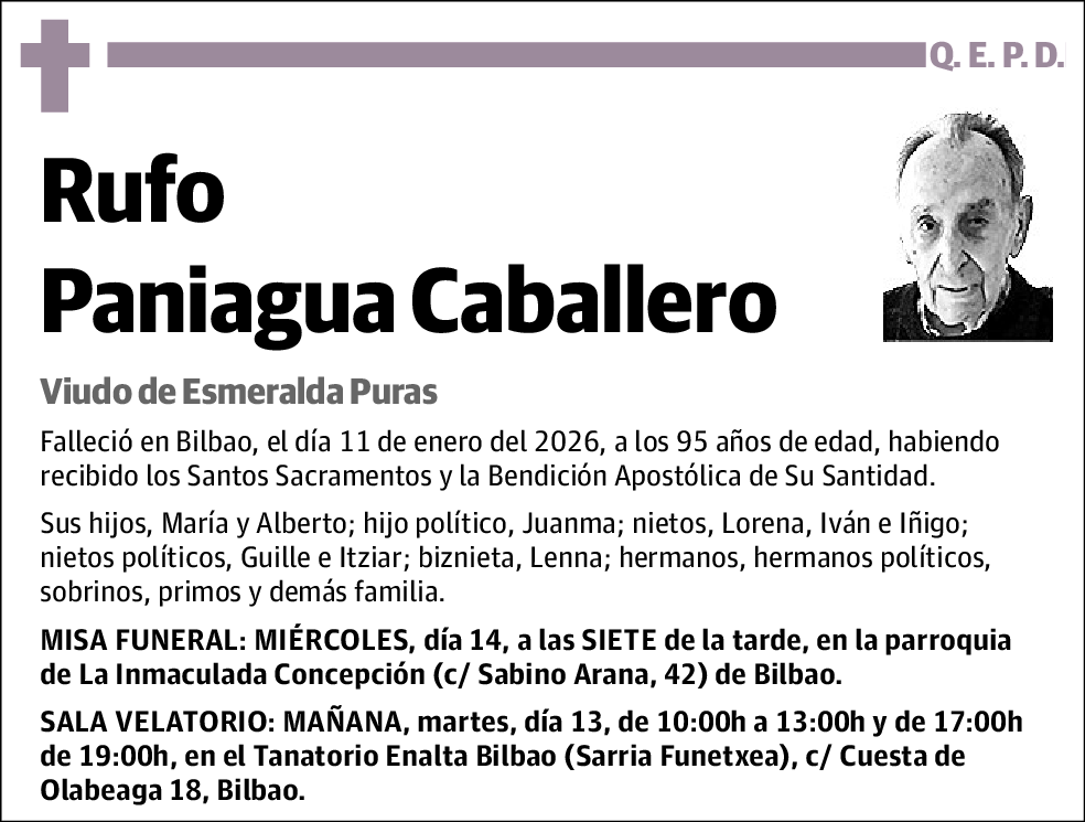 Rufo Paniagua Caballero