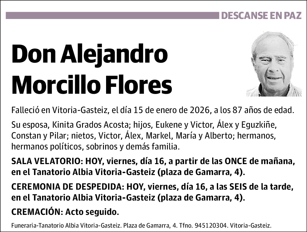 Alejandro Morcillo Flores