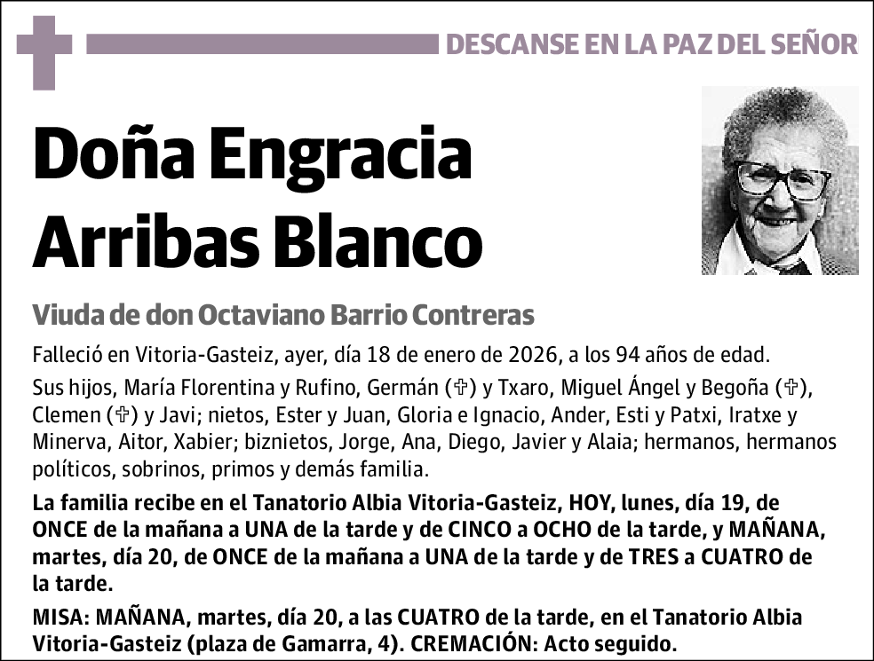 Engracia Arribas Blanco